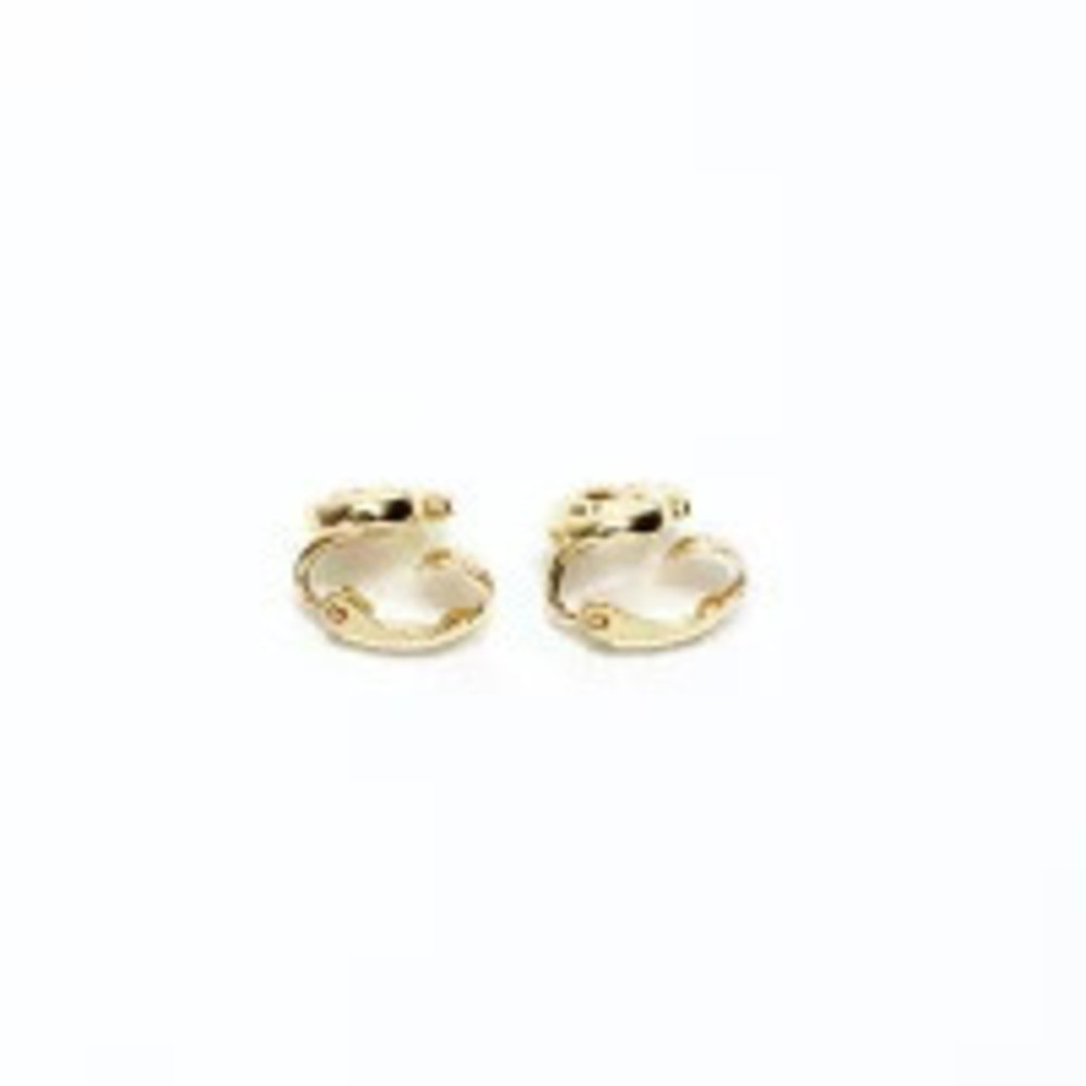 Christian Dior CD earrings gold
